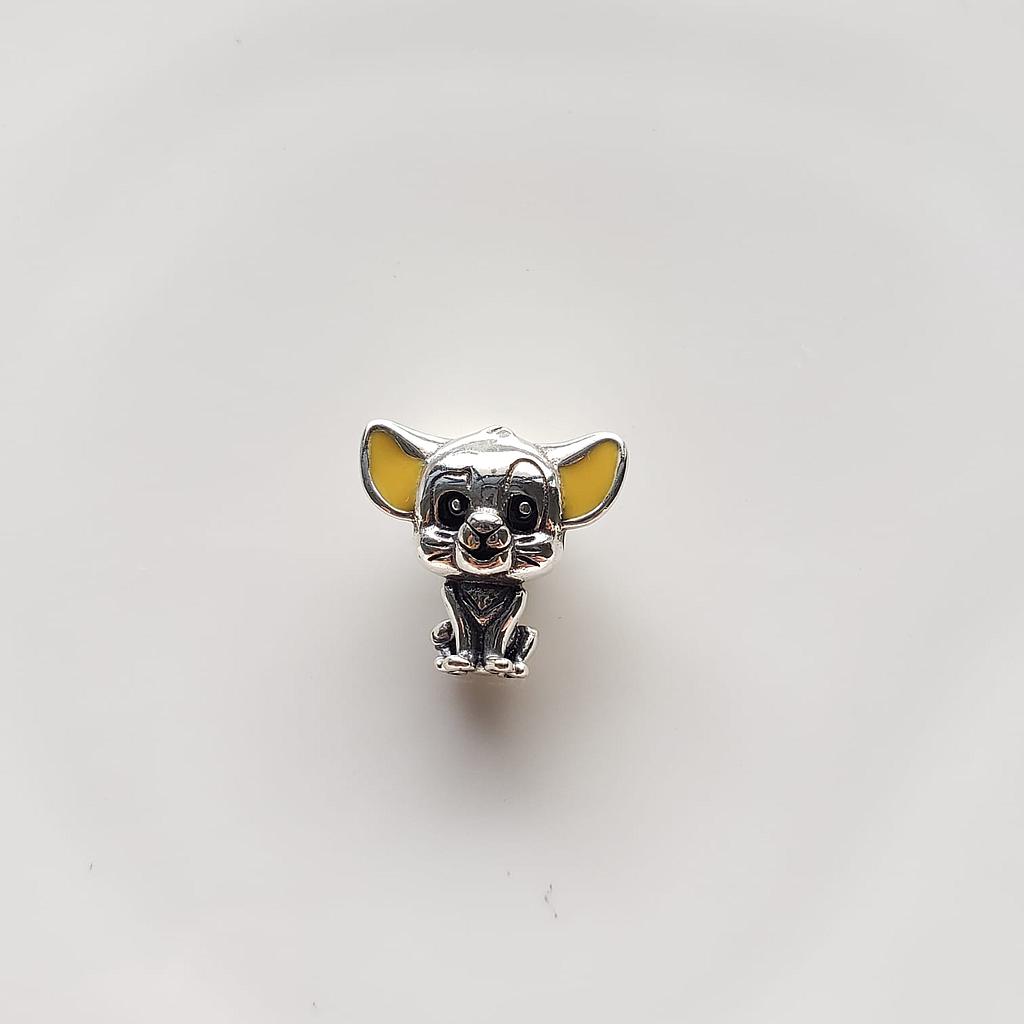 CHARM PERRITO BELLA Y EL VAGABUNDO/PLATA 925 ESTILO PANDORA